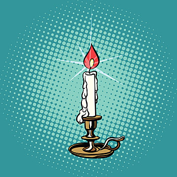 旧式,宗教,蜡烛