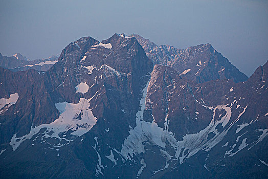 山,脸,北方,山脉,阿尔卑斯山,提洛尔,奥地利