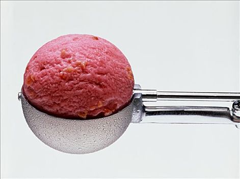 舀具,树莓冰淇淋,冰淇淋