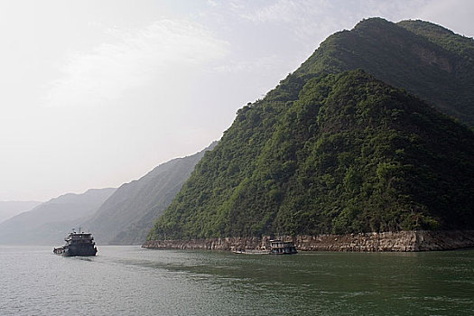 湖北三峡西陵峡泄滩到巴东