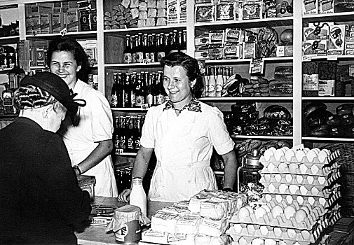 商店,60年代,精准,地点,未知,德国,欧洲