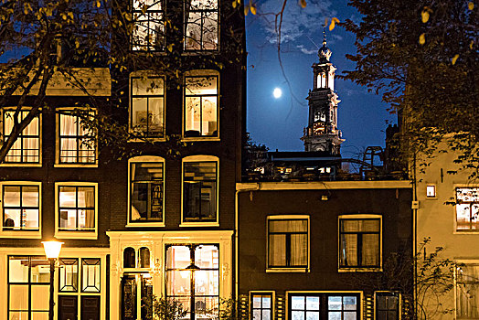 荷兰,阿姆斯特丹,乔达安,房子,正面