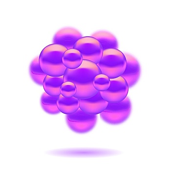 分子,球体