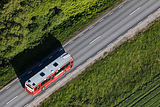 巴士,乡间小路,斯德哥尔摩,瑞典