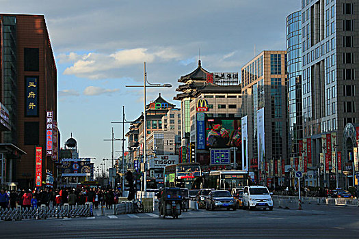 2016年2月8日北京东城区王府井大街建设