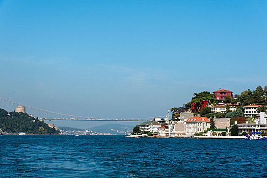 博斯普鲁斯海峡,伊斯坦布尔,桥,背景