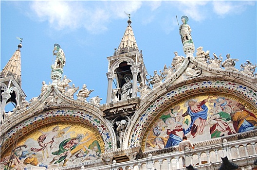 特写,圣马可教堂,威尼斯,意大利