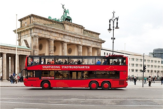 观光,旅游巴士,柏林