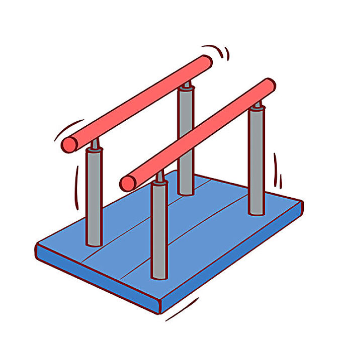 插画_双杠_高清图片_全景视觉