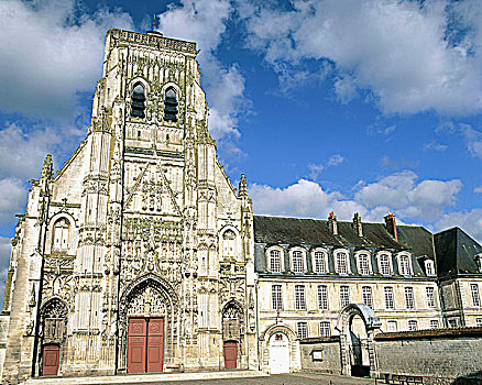 法国,教堂,建筑