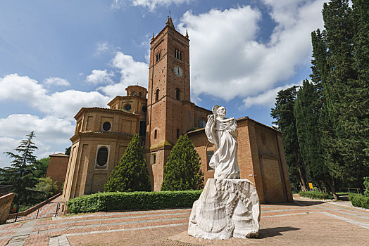 意大利托斯卡纳著名教堂和雕像
