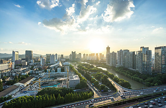 杭州城市天际线