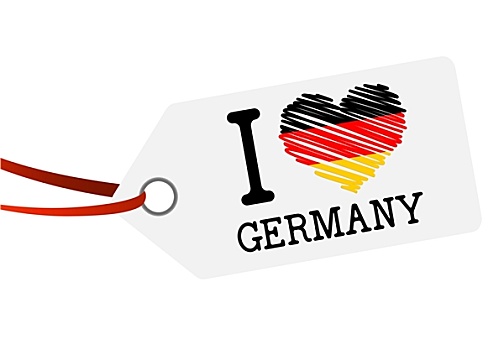 悬挂,标签,文字,爱情,德国