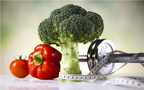 蔬菜,水果,健身
