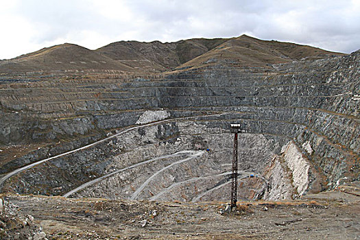 新疆可可托海三号矿坑