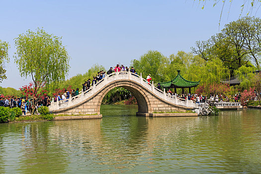 中国江苏省扬州瘦西湖二十四桥