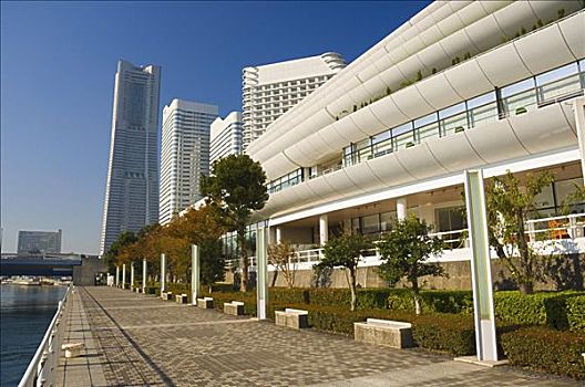 水岸,城市,横滨,本州,日本