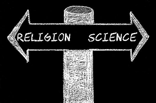 相对,箭头,宗教,科学