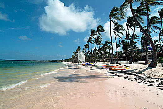 海滩,宫殿,多米尼加共和国
