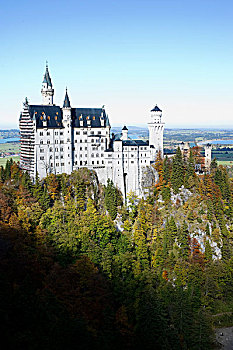 德国南部菲森,fussen,旧天鹅堡,schloss,hohenschwangau