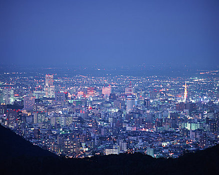 札幌,夜晚