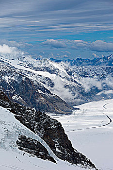 瑞士阿尔卑斯少女峰,jungfrau