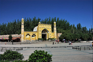 新疆喀什广场艾提尕尔清真寺图片
