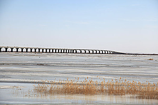 冬季内蒙古黄河