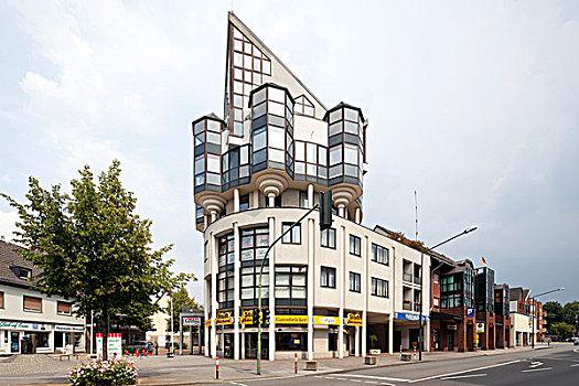 后现代主义,办公室,建筑,区域,北莱茵威斯特伐利亚,德国