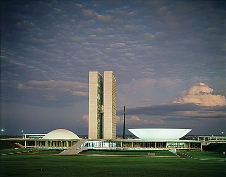 国会,建筑,巴西利亚,巴西