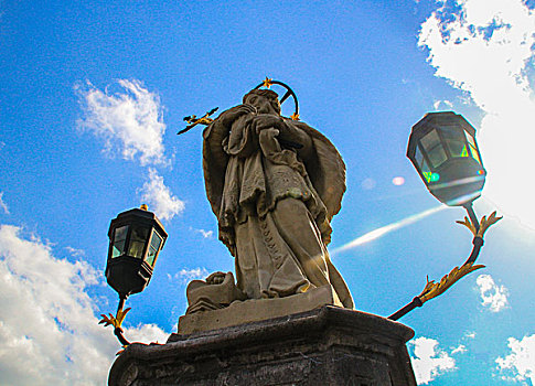 比利时布鲁日小镇雕像