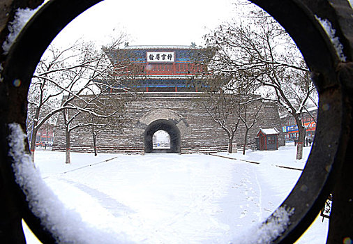 古建雪景