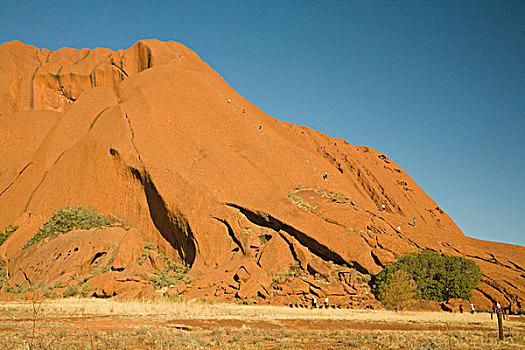 攀登者,艾尔斯岩,北部地区,澳大利亚