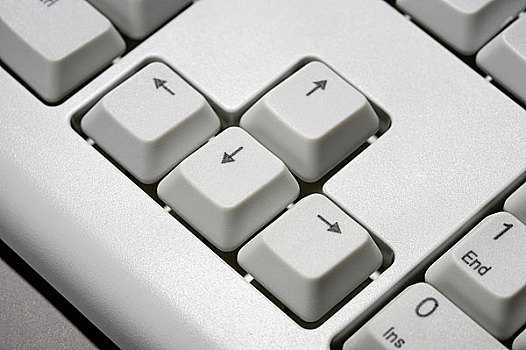 白色键盘方向键