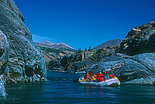 乘筏,河,育空,加拿大