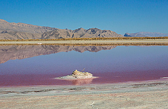 伊朗,湖,盐