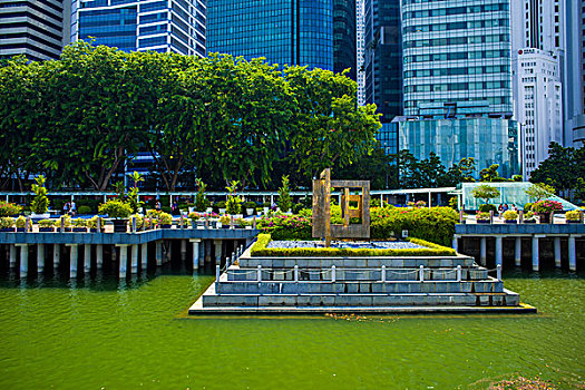 新加坡花园城市风光
