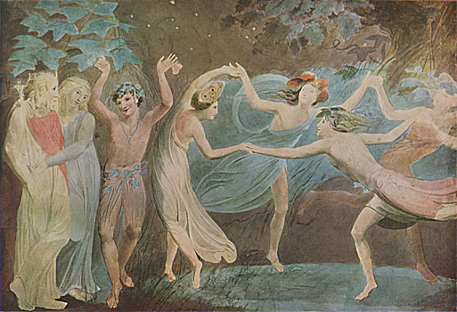 冰球,仙女,跳舞,1786年,艺术家