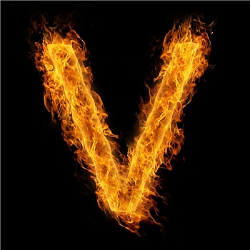 燃烧,字母v