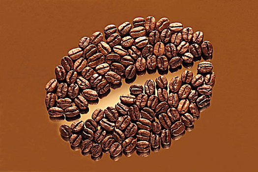咖啡豆,形状
