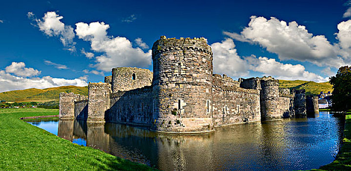 城堡,世界遗产,安格尔西岛,岛屿,威尔士,英国,欧洲