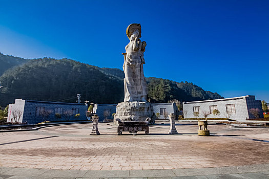 福建省长汀县客家母亲雕像广场建筑景观