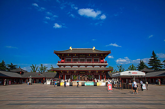 中国最大唐代皇家建筑群,陕西省西安市大唐芙蓉园