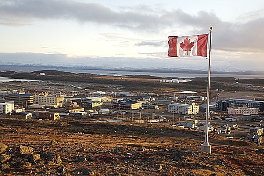 加拿大国旗,上方,加拿大