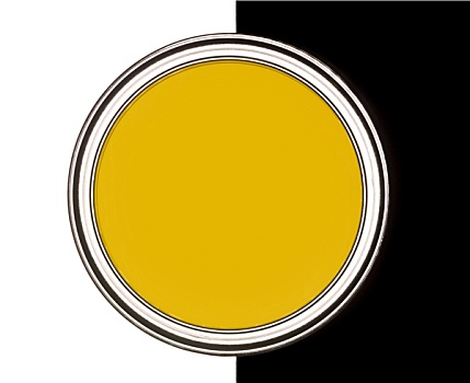 黄色,油漆桶