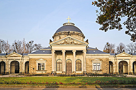 小教堂,墓地,德累斯顿,萨克森,德国,欧洲