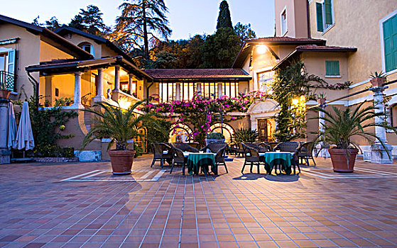 别墅,酒店,五个,星,加尔多内湖岸,加尔达湖,意大利,欧洲