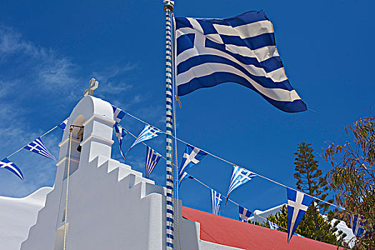 小教堂,米克诺斯岛,基克拉迪群岛,希腊