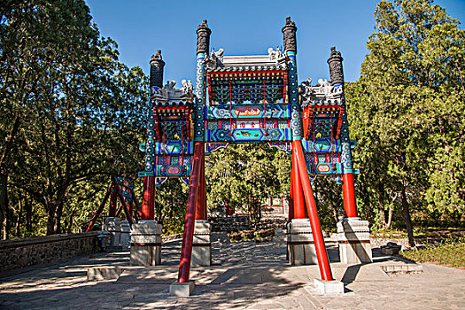 北京香山公园牌坊