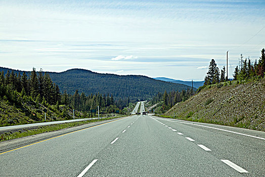 公路,连接端子,靠近,道路,不列颠哥伦比亚省,加拿大